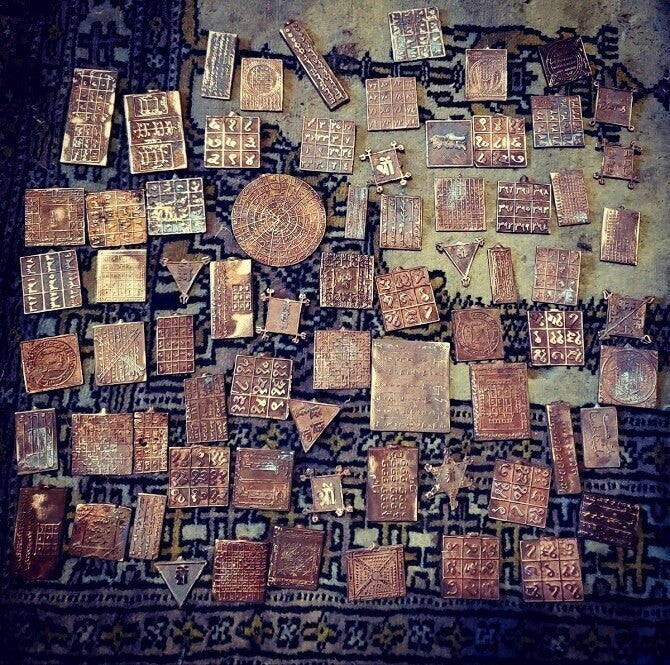 Arabic talisman for protection from evil spirits pendant