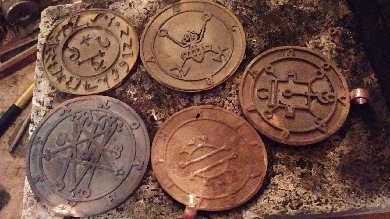 Satanachia Grand Grimoire cast seal one inch