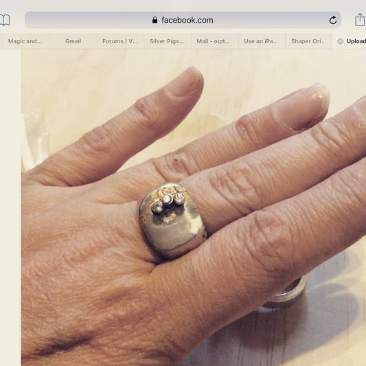 Aldebaran B  Agrippa fixed star talisman  silver Aldebaran ring ruby