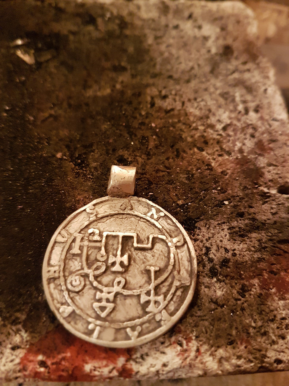 Andrealphus cast Daemon Demon seal pendant 1 inch