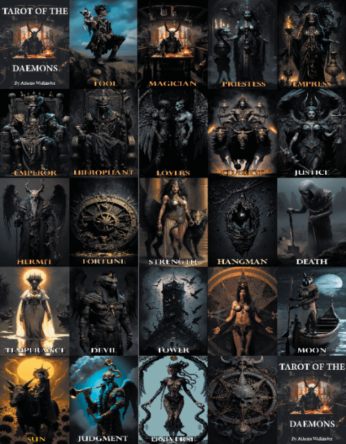 Tarot of the Daemons ~ Free USA s/h
