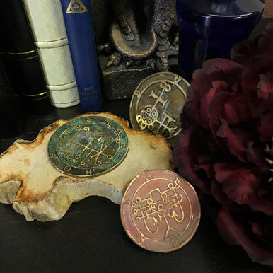 Custom 2" Daemon seal cast with your personal item