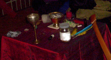 Enochian altar cloth