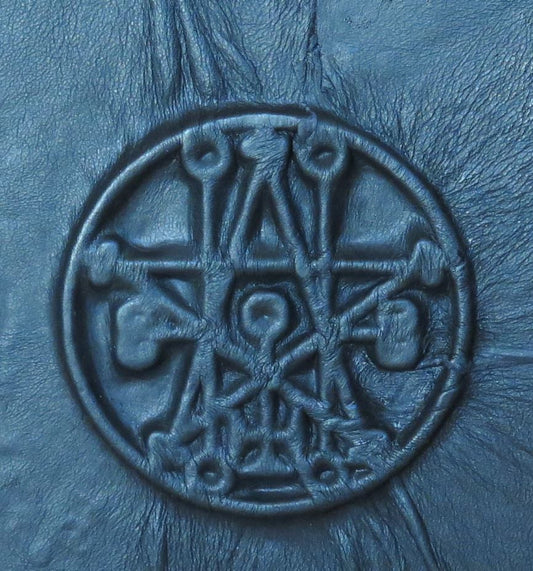 Custom covered leather blank journal 8.5" x 11"