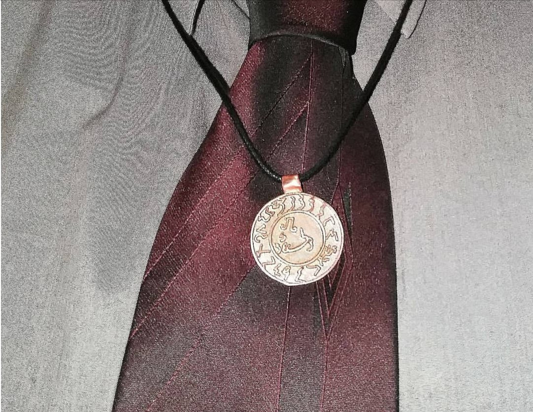 Lucifer cast Daemon Demon seal pendant 2" Grimoirum Verum Goetia
