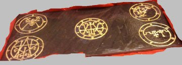 Giant spirit seal or or design engraved into an altar top! A giant 3 foot wide circle about 1/2" thick.