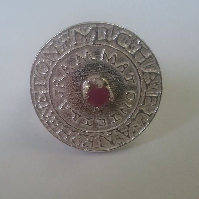 Silver signet ring of Solomon