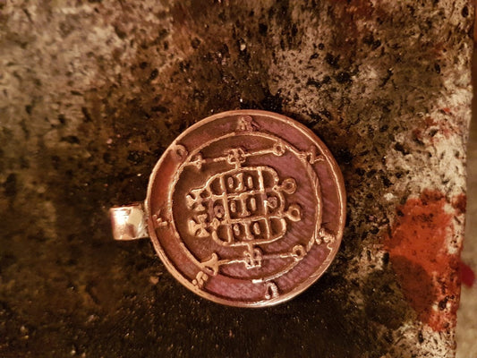 Vapula cast Daemon Demon seal pendant 1 inch