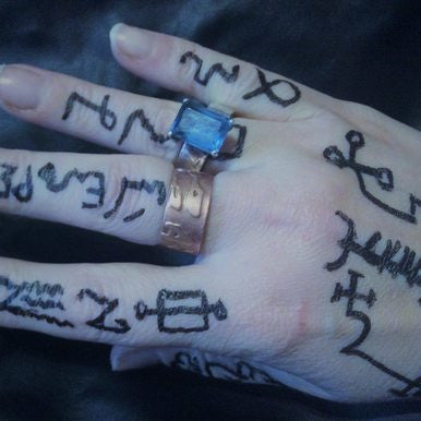 Sirius  Agrippa fixed star talisman  Greater Dog Star Gold ring beryl & snake tongue