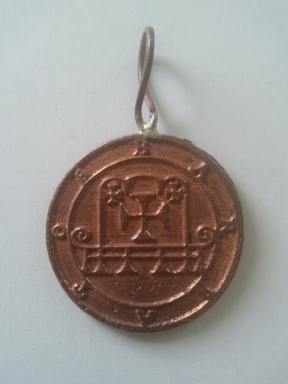 Barbatos cast Daemon Demon seal pendant 2 inches