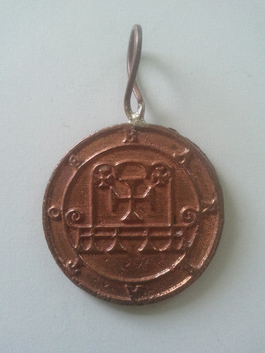 Barbatos cast Daemon Demon seal pendant 2 inches