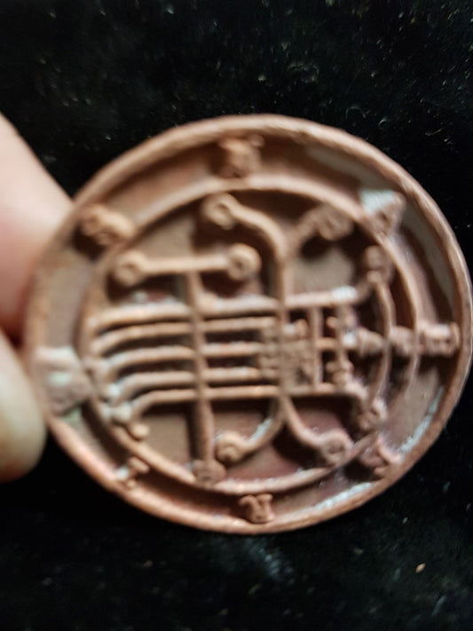 Naberius cast Daemon Demon seal pendant 1 inch