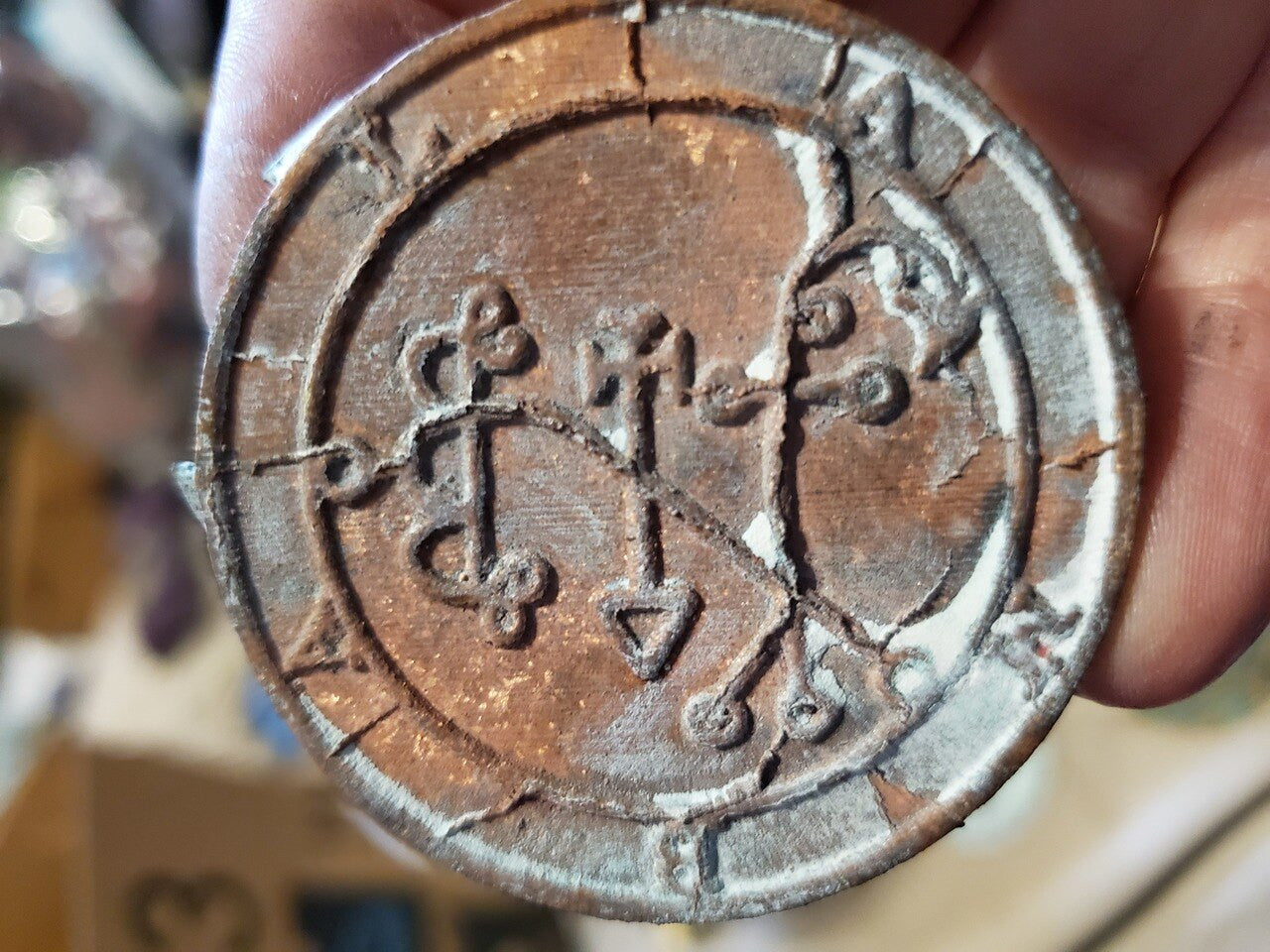 Balam cast Daemon Demon seal pendant 1 inch