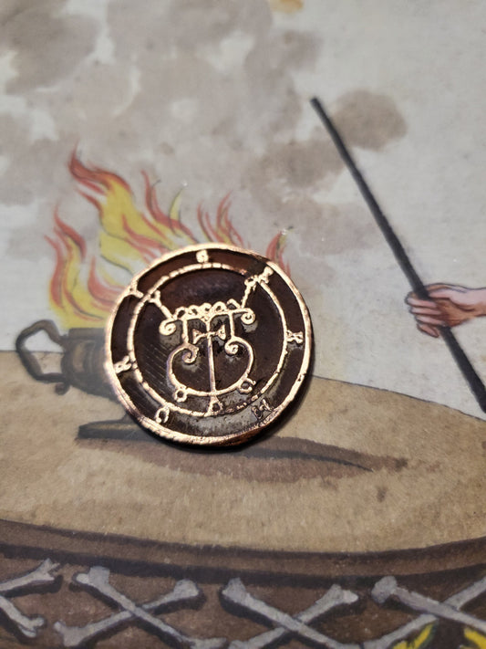 Gremory cast Daemon Demon seal pendant 1 inch