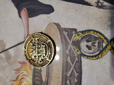 Vepar cast Daemon Demon seal pendant 2 inches