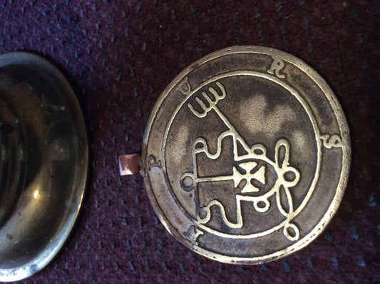 Purson cast Daemon Demon seal pendant 1 inch