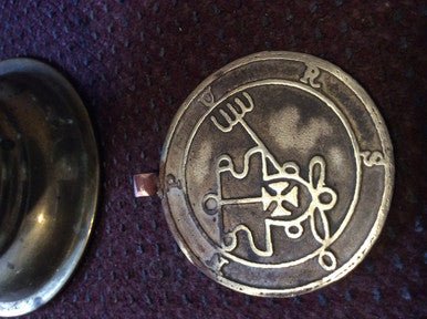 Purson cast Daemon Demon seal pendant 1 inch