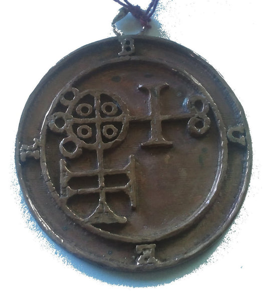 Buer cast Daemon Demon seal pendant 2 inches