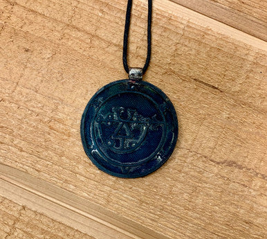 Leraje cast Daemon Demon seal pendant 1 inch