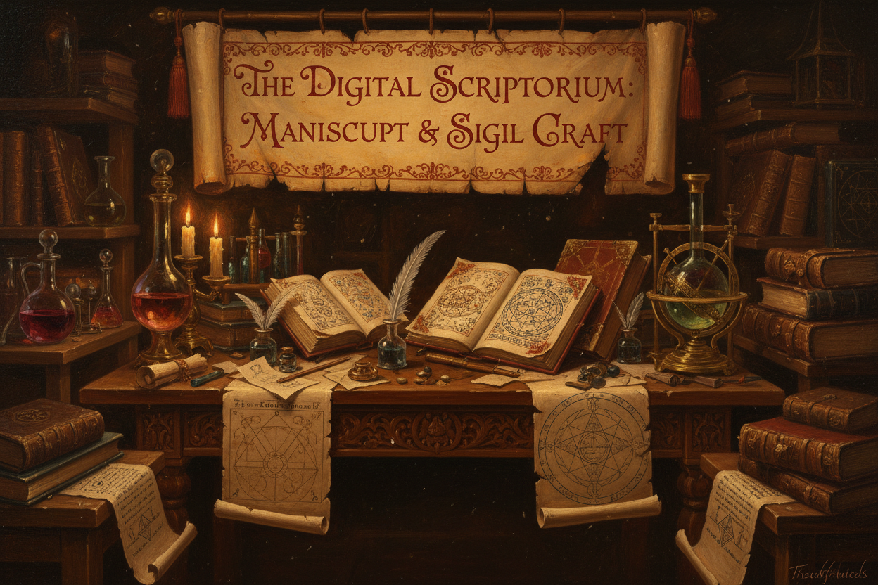 The Digital Scriptorium: Manuscript & Sigil Craft online May 15-19th 2026