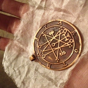 Astaroth cast Daemon Demon seal pendant 1 inch