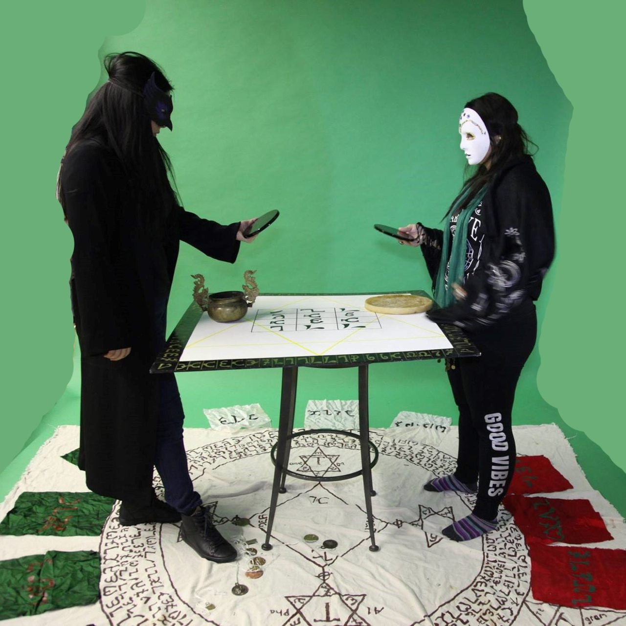 Enochian ensigns of creation lost wax cast