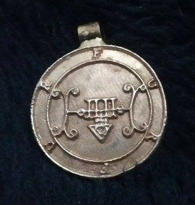 Furfur cast Daemon Demon seal pendant 2 inches