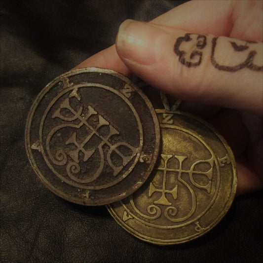 Stolas cast Daemon Demon seal pendant 1 inch